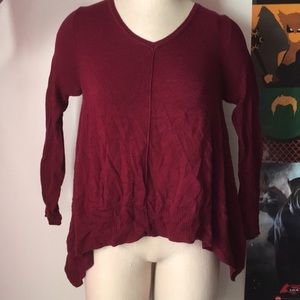 Burgundy sweater